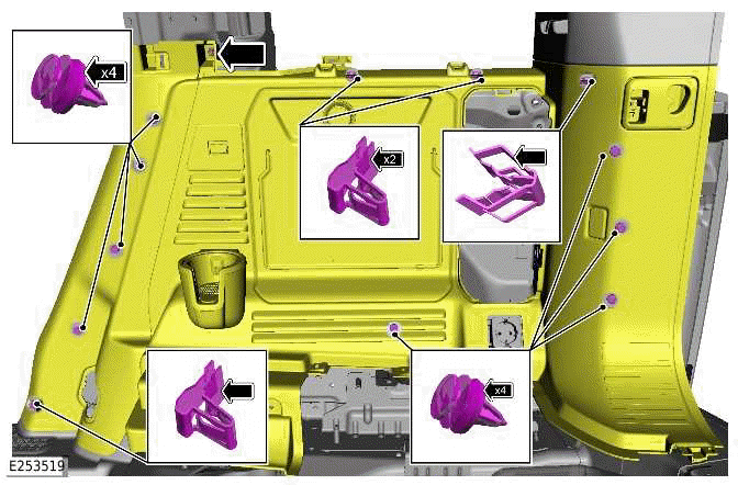 Right Loadspace Trim Panel - [+] 7 Seat Configuration, 110